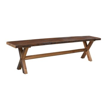 Buxton Barn Wood Reclaimed Dining Bench - Glaze #3 Finish