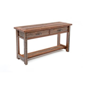 Copper Canyon 2 Drawer Barn Wood Sofa Table
