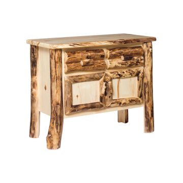 Rustic Colorado Aspen Server