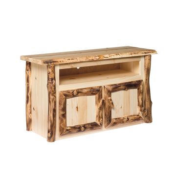 Rustic Colorado Aspen 2 Door TV Stand
