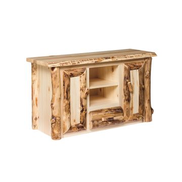 Rustic Colorado Aspen 2 Door 1 Drawer TV Stand