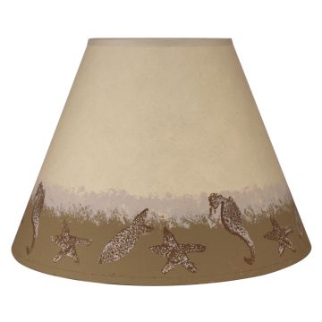 Rustic Beachside Cottage Seashore Border Lampshades