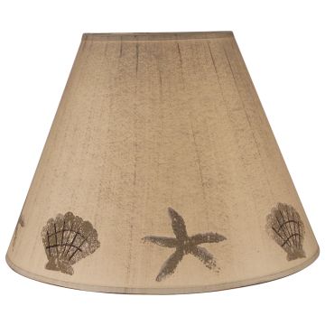 Beachside Cottage Shell & Starfish Lampshades
