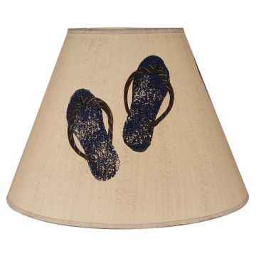 Beachside Cottage Blueberry Flip Flop Lampshades