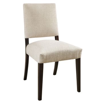 Canaan Modern Upholstered Dining Side Chair - Onyx Frame Finish - Melody Fabric