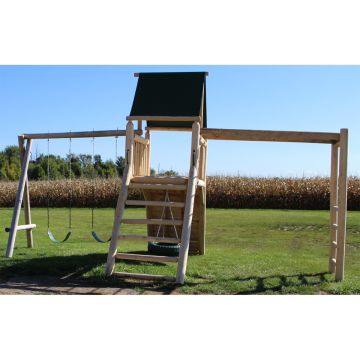 Cedar Peak Swinging Monkeys Log Playset