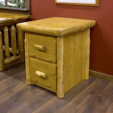 Cedar Lake Log File Cabinet