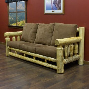 Rustic Log Sofa