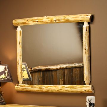 Cedar Lake Logger Mirror