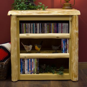 Cedar Lake Log Media Console
