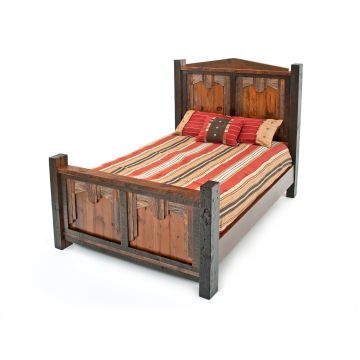 Western Woods Reclaimed Barn Wood Bed--Queen
