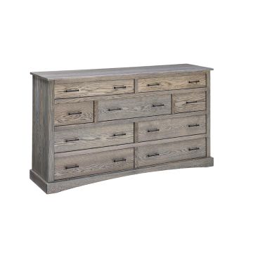 Summerset 9 Drawer Contemporary Rustic Dresser