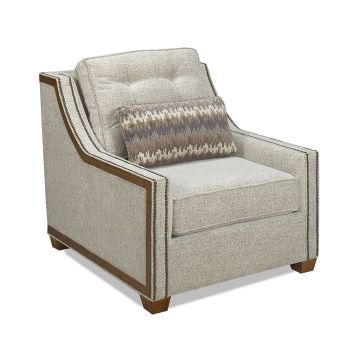 Modern Cosmo Upholstered Club Chair - Pictured upholstery may not be listed or available