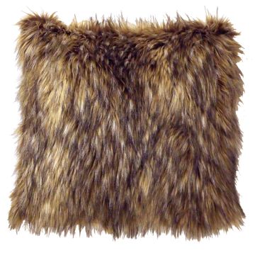 Coyote Faux Fur Euro Sham