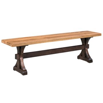 Croft Rustic Reclaimed Dining Bench