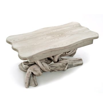 Unique Organic Coffee Table with Lift Top