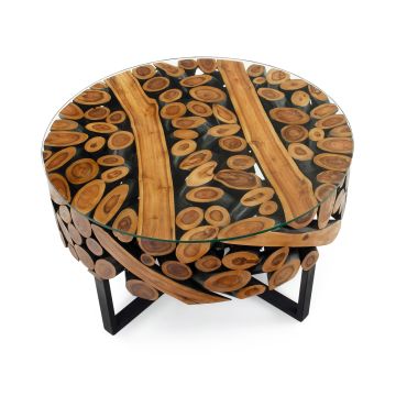 Urban Organic Round Branch Coffee Table