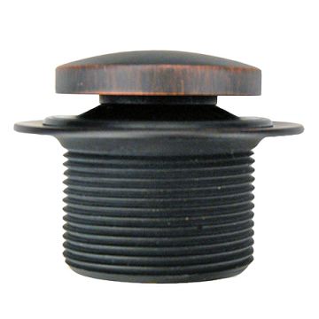Tub Drain Trim and Two-Hole Overflow Cover for Bath Tubs Side View