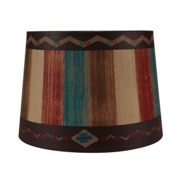 Rustic Southwest Stripe & Zig Zag Lampshade