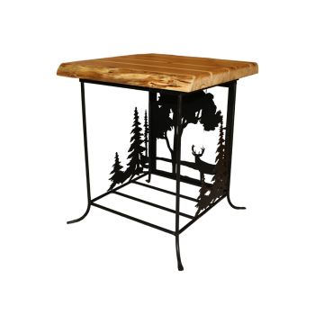 Iron Ridge Silhouette End Table