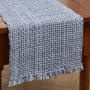 Denim Tweed Rustic Cloth Table Runner