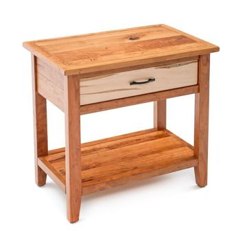 Denver Ambrosia Maple & Cherry 1 Drawer Nightstand