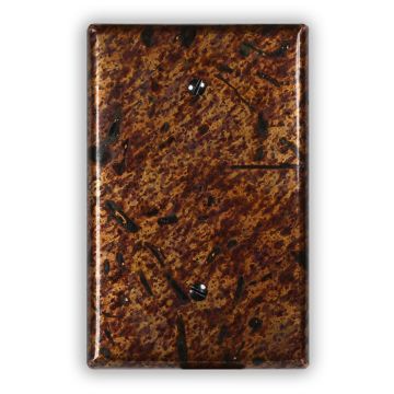 Distressed Light 1 Blank Copper Switch Plate