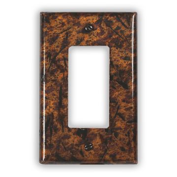 Distressed Medium 1 Rocker/GFI Copper Switch Plate