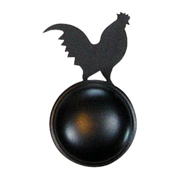 Wrought Iron Rooster Cabinet Door Knob