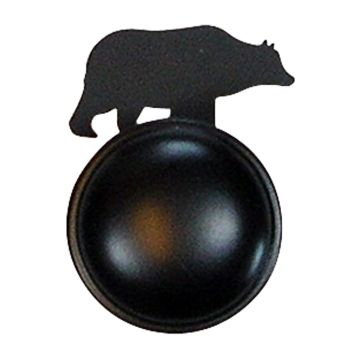 Wrought Iron Bear Cabinet Door Knob