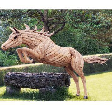 Driftwood Horse Jumping