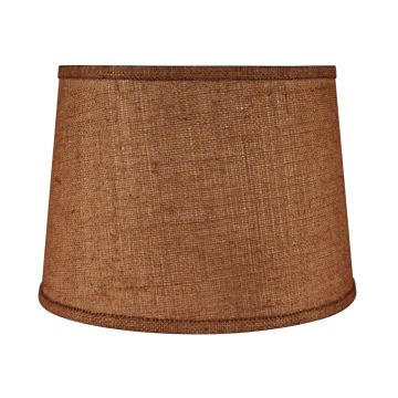 Rustic Antique Brown Burlap Lampshade