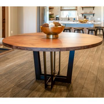 Black Walnut Table Top - Natural Clear Finish