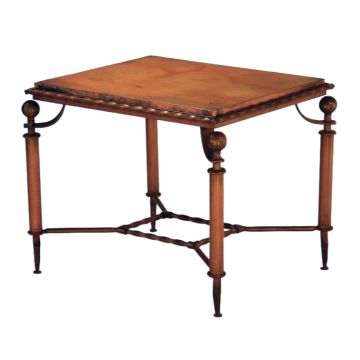 Durango Hammered Copper End Table - Rectangle