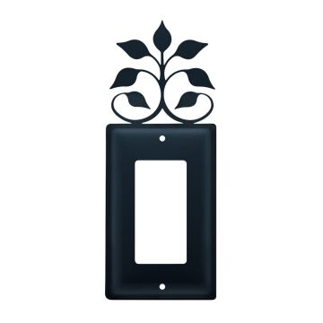 Wrought Iron Leaf Fan Single GFI Cover