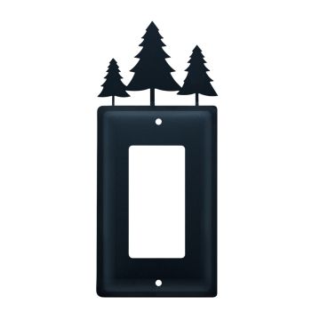 Wrought Iron Pine Single GFI Cover