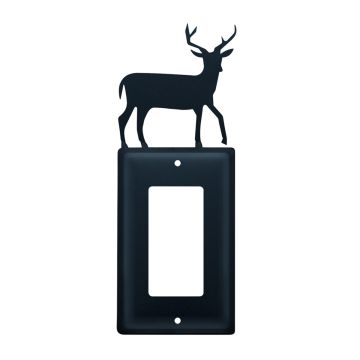 Wrought Iron Deer Single GFI Cover