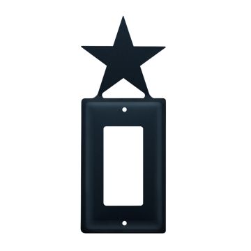 Wrought Iron Star Single GFI Cover