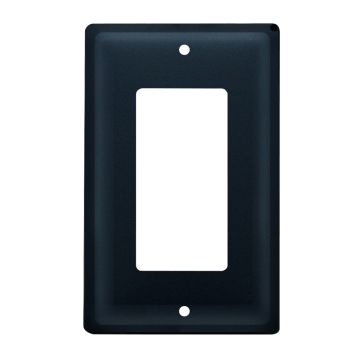 Wrought Iron Plain Single GFI Cover