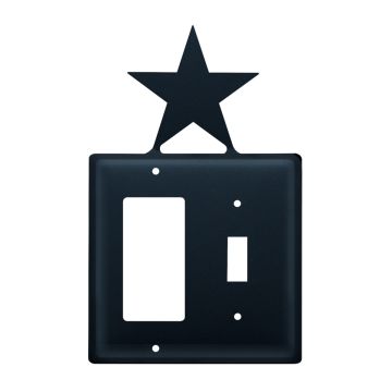 Wrought Iron Star Double GFI/Switch Cover