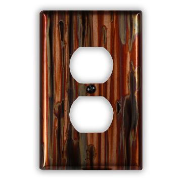 Enchantment Vertical 1 Outlet Copper Switch Plate