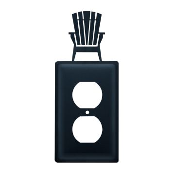 Wrought Iron Adirondack Single Outlet Cover
