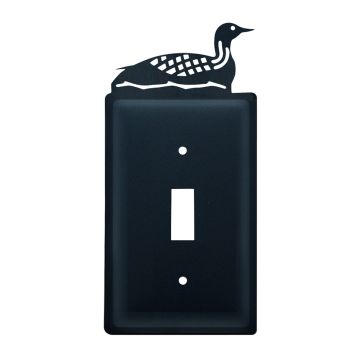 Wrought Iron Loon Single Switch Cover