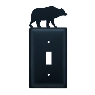 Wrought Iron Bear Single Switch Cover