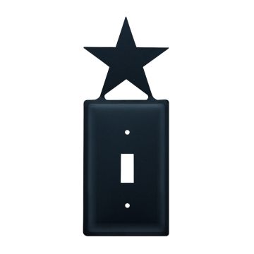 Wrought Iron Star Single Switch Cover