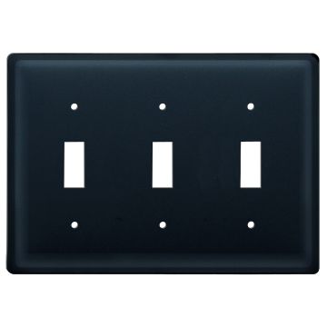 Wrought Iron Plain Triple Switch Cover