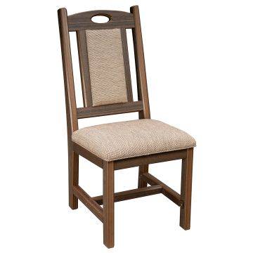 Everwood Signature Poly Dining Side Chair - Brazilian Walnut Poly Wood Grain