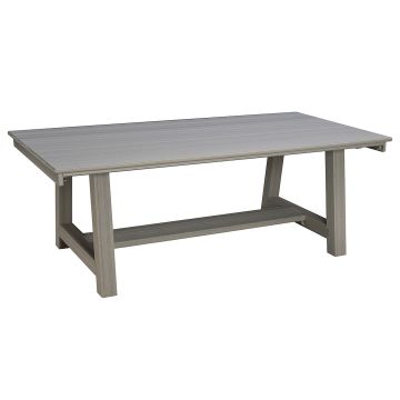 Everwood Signature Poly Dining Table - Driftwood Gray Poly Wood Grain