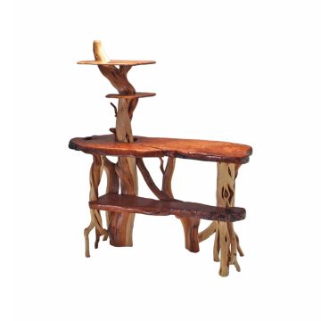 Free Standing Redwood & Juniper Bar