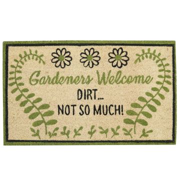 Glorious Gardener Rustic Welcome Mat